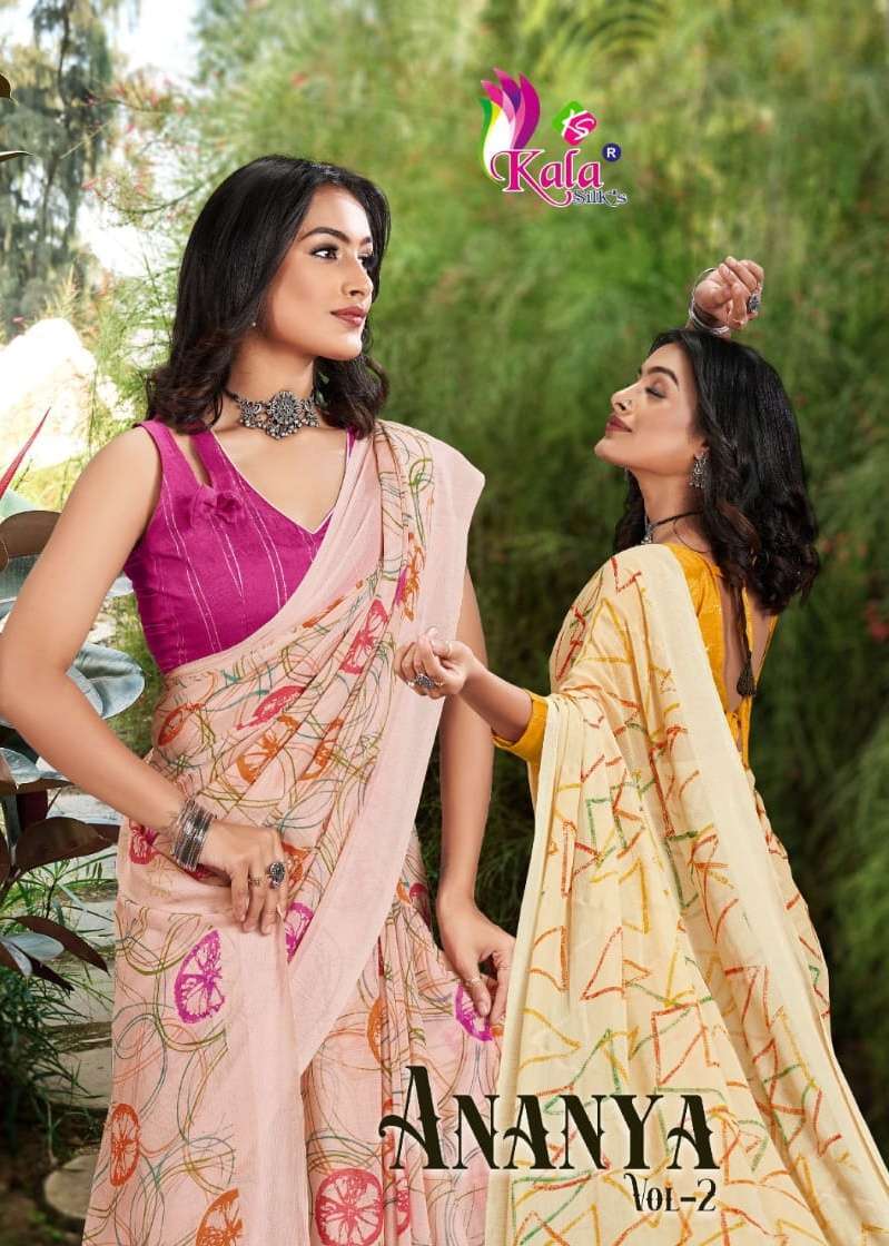 kala silks ananya vol 2 series 2001-2008 Weightless pattern saree