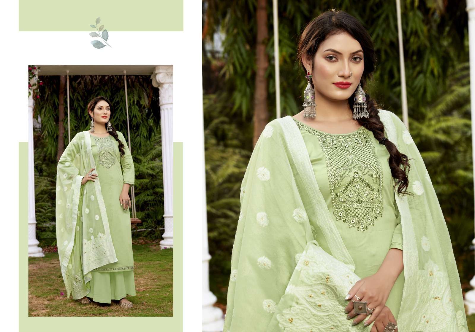 kalarang aas Jam Silk With Work suit