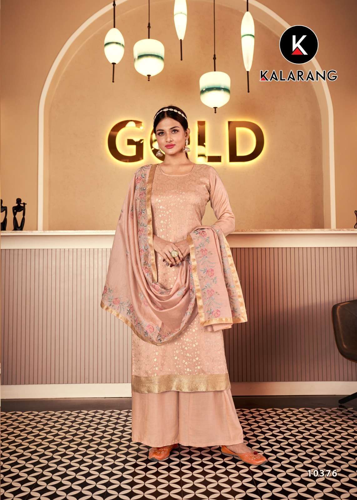kalarang avani series 10371-10376 Pure Russian Dola Jacquard suit