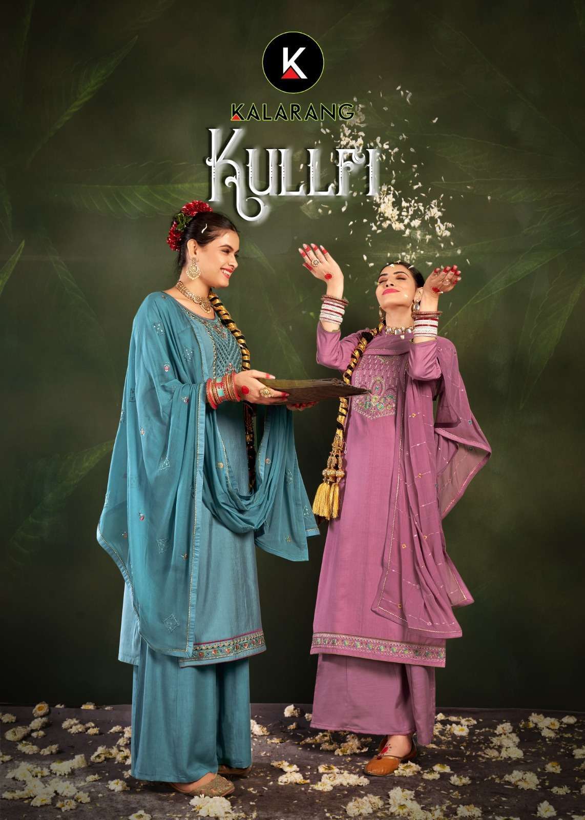 kalarang kullfi series 10481-10484 pure cotton silk suit 