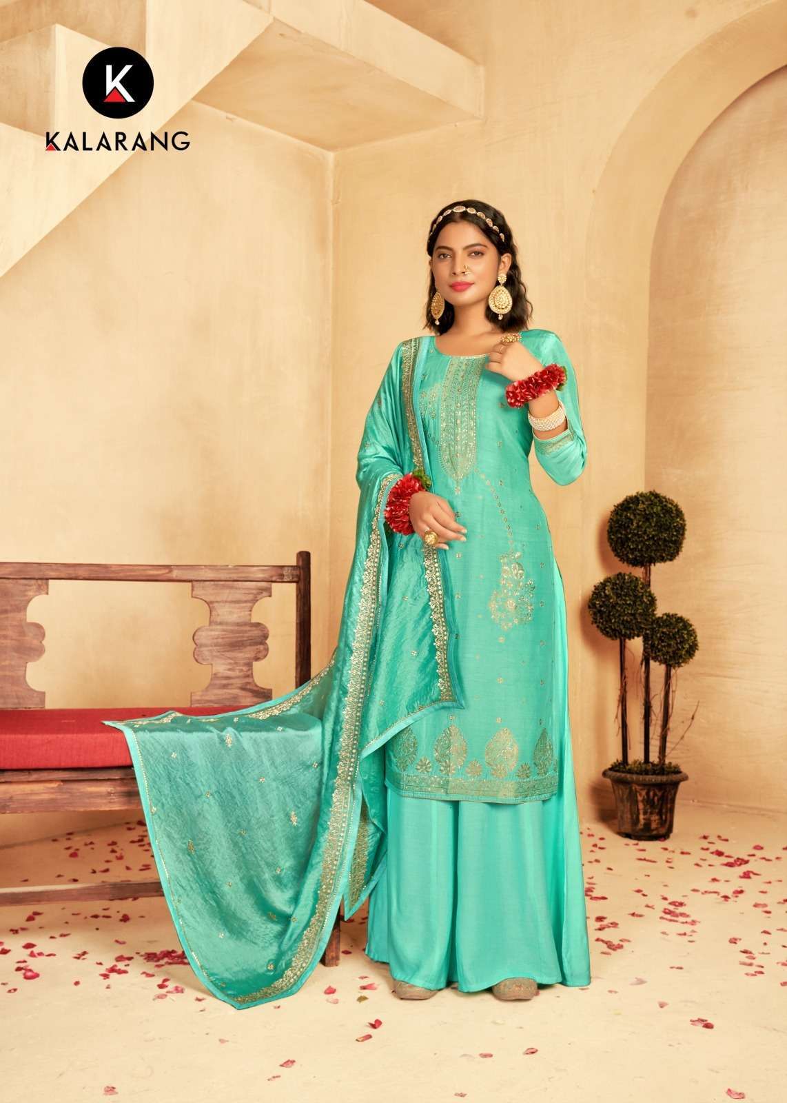 kalarang yashvi vol 2 series 10501-10506 pure muslin dola jacquard suit 