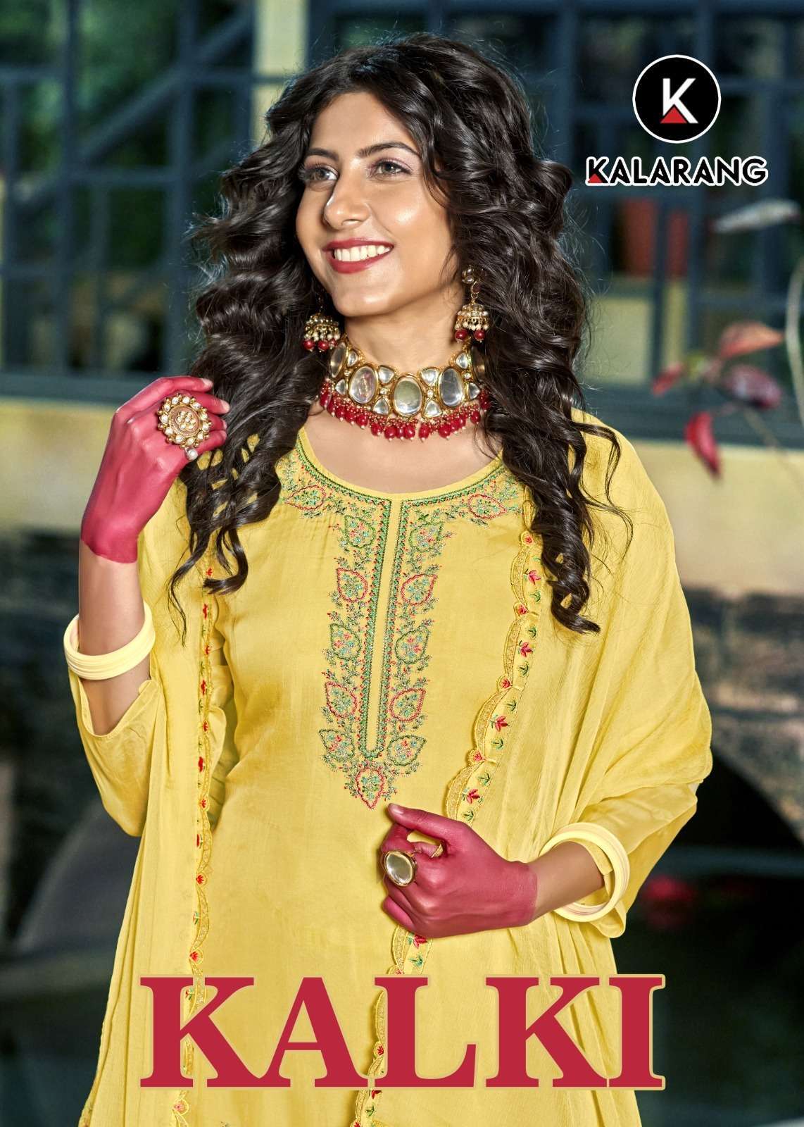 kalki kalarang series 10431-10434 Pure Organza suit
