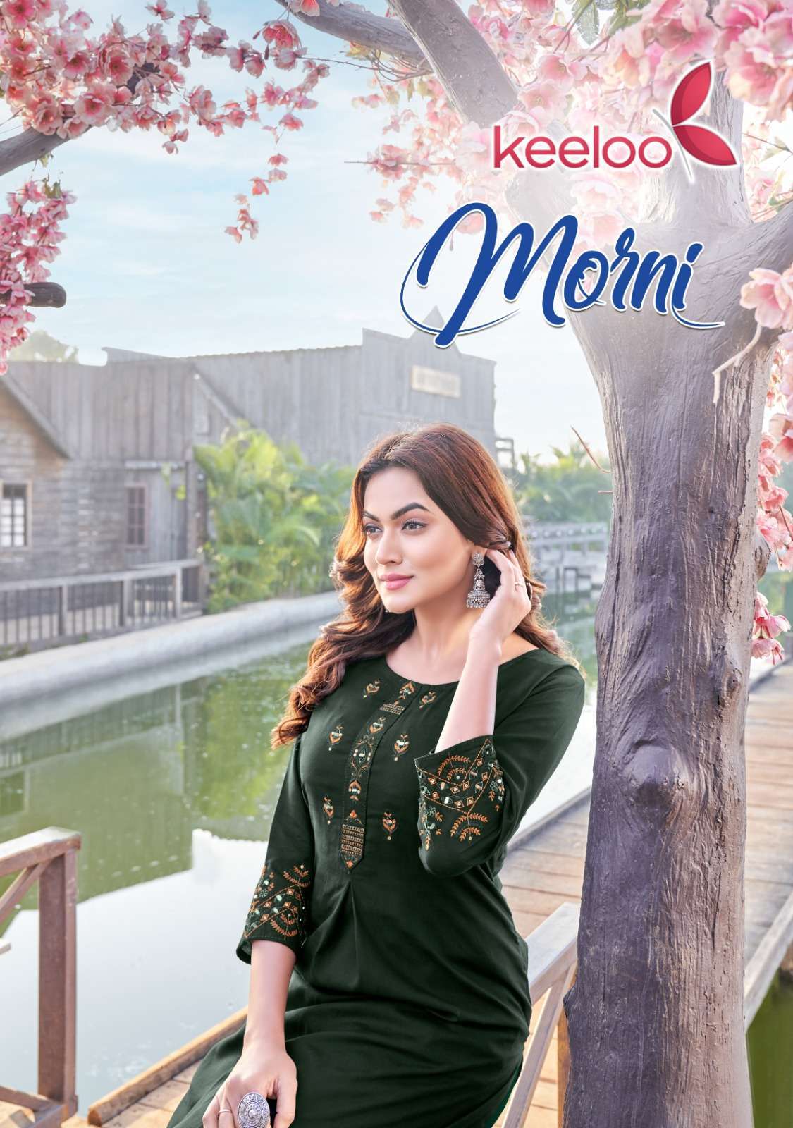 keeloo morni vol 1 series 8001-8006 Heavy Rayon Dobby kurti