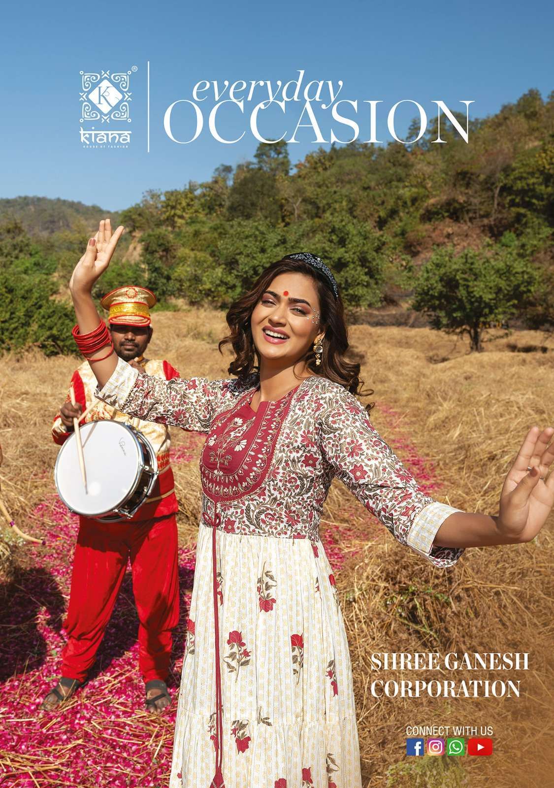 kiana everyday occasion series 101-108 pure cotton kurti