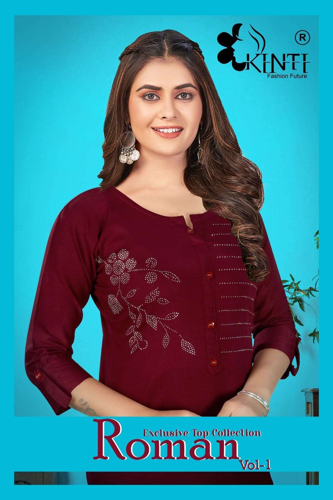 kinti roman vol 1 series 101-108  Slub lycra kurti