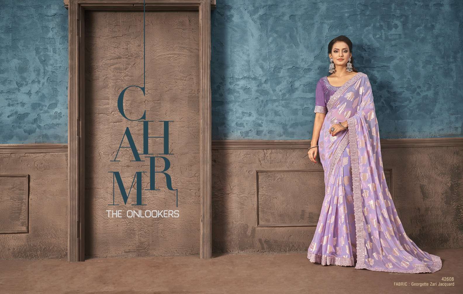 mahotsav norita 42600 nitzah Georgette Zari Jacquard saree