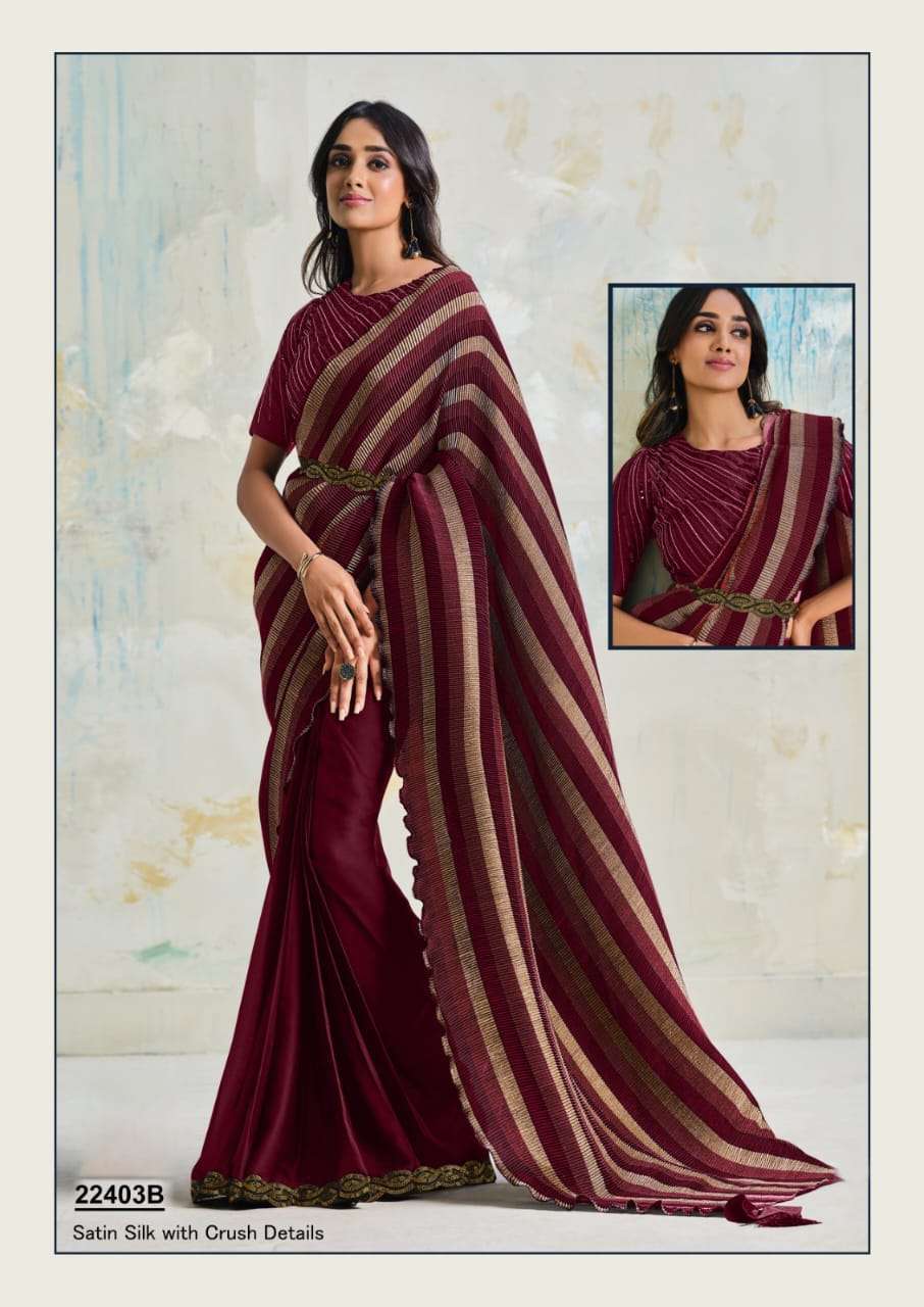 mahotsav taranaah 22400 series satin silk saree