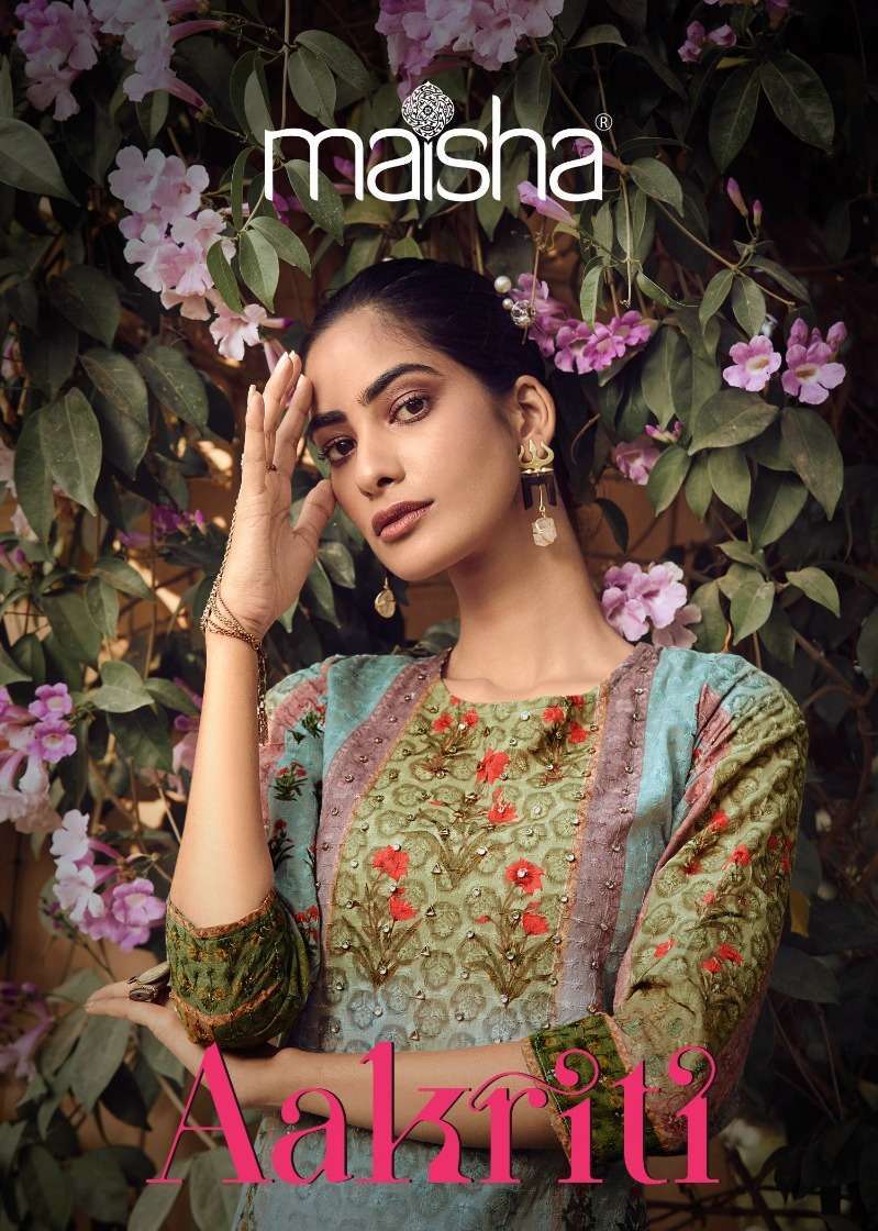 maisha aakriti series 10081-10085 heavy pure cotton suit 