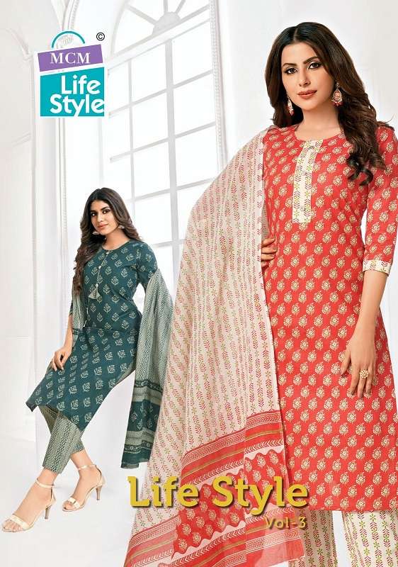 Mcm Lifestyle Vol-3 series 144-155 Cotton readymade suit 