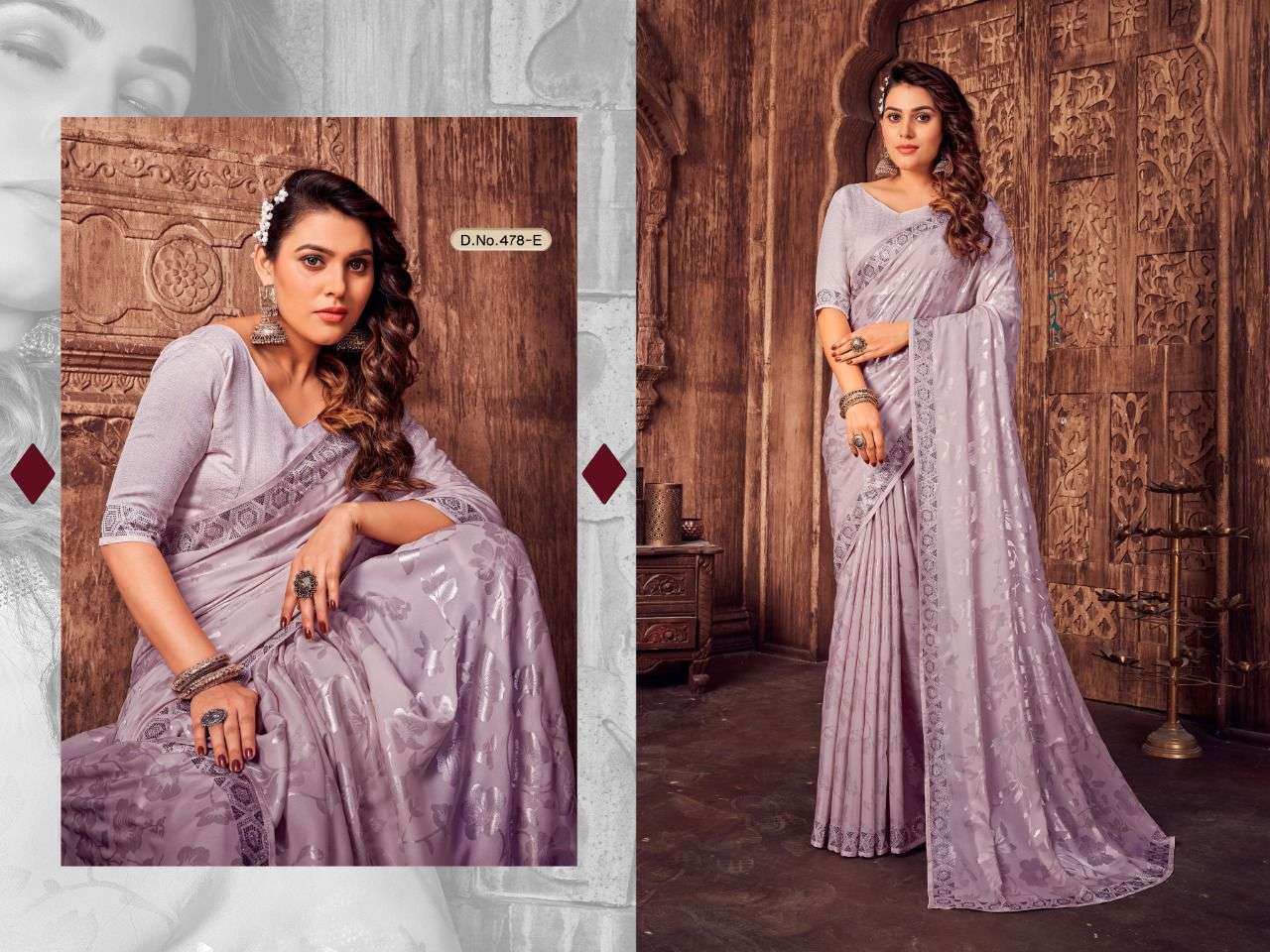 mehak 478 colours srivalli silk with filk work saree