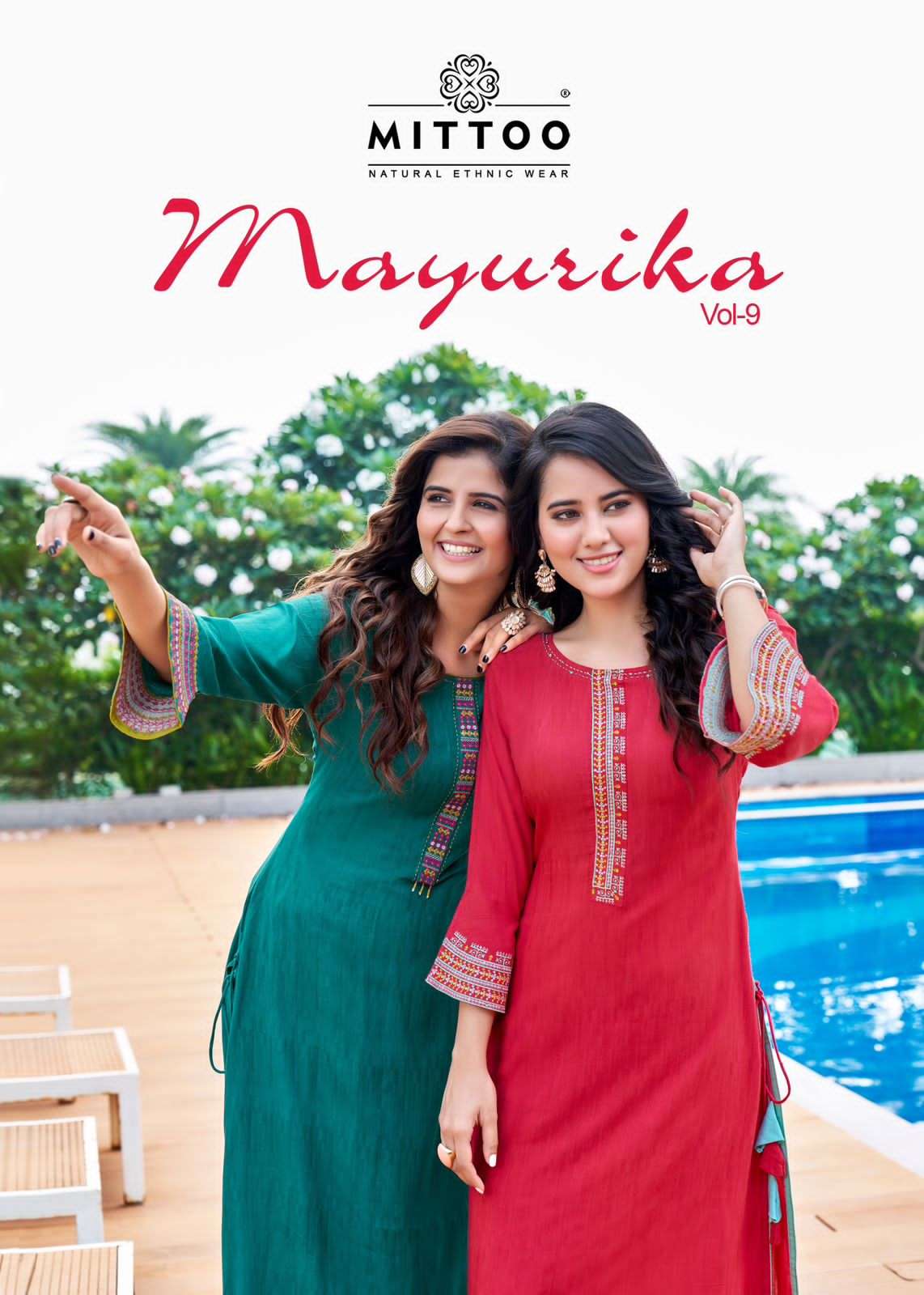 mittoo mayurika vol 9 series 4452-4457 rayon weaving kurti 