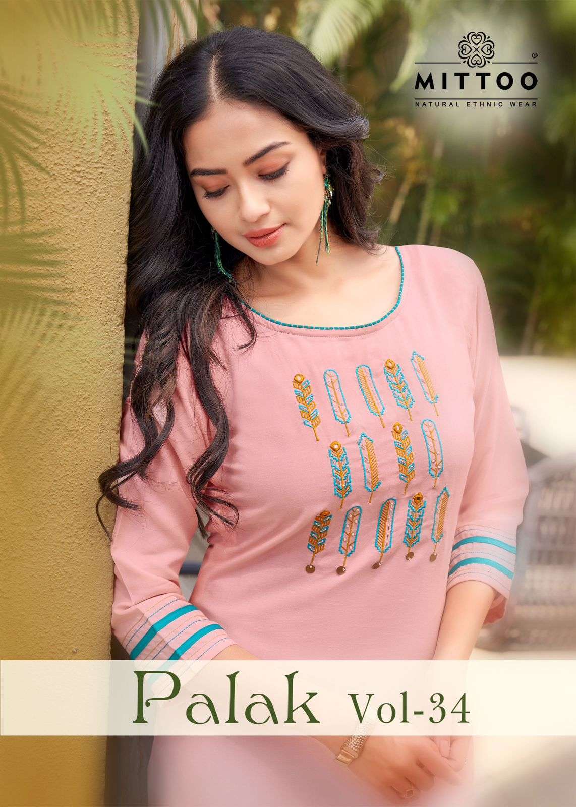mittoo palak vol 34 series 1291-1298 Heavy Rayon kurti