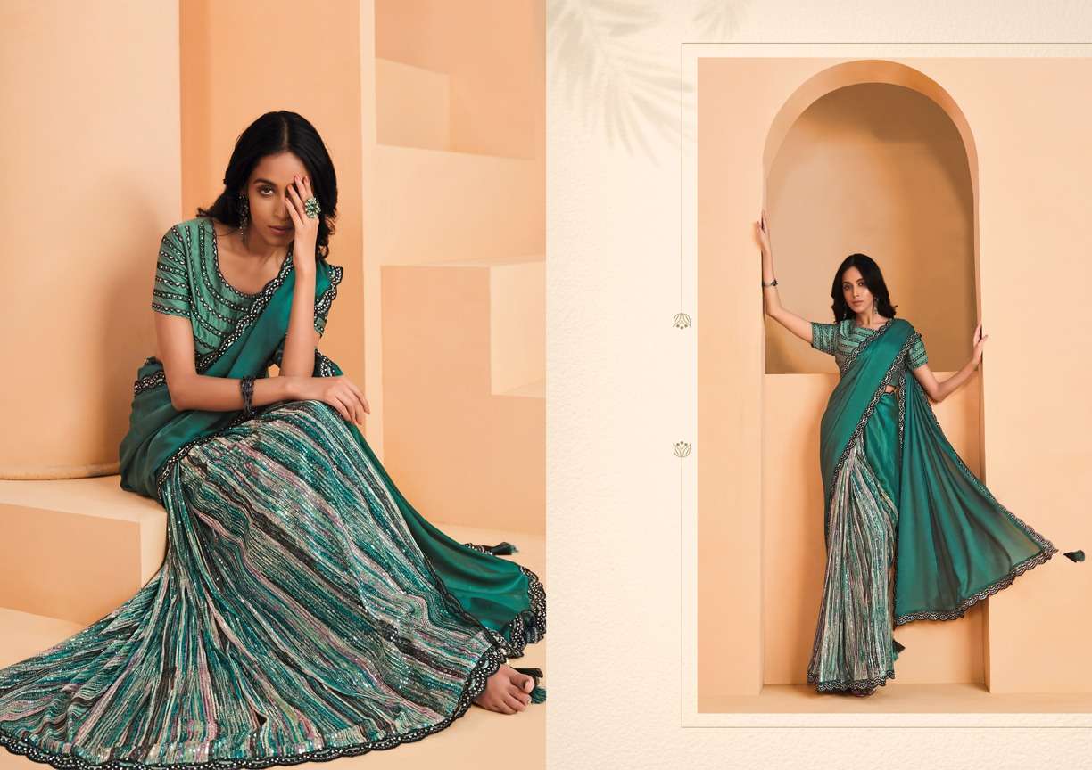 mohmanthan 22900 yavanika designer satin crape silk saree 