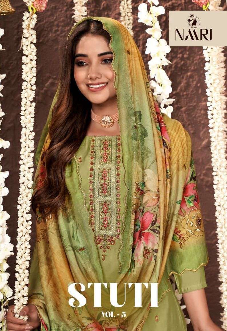 naari stuti vol 5 series 6701-6704 pure silk suit 