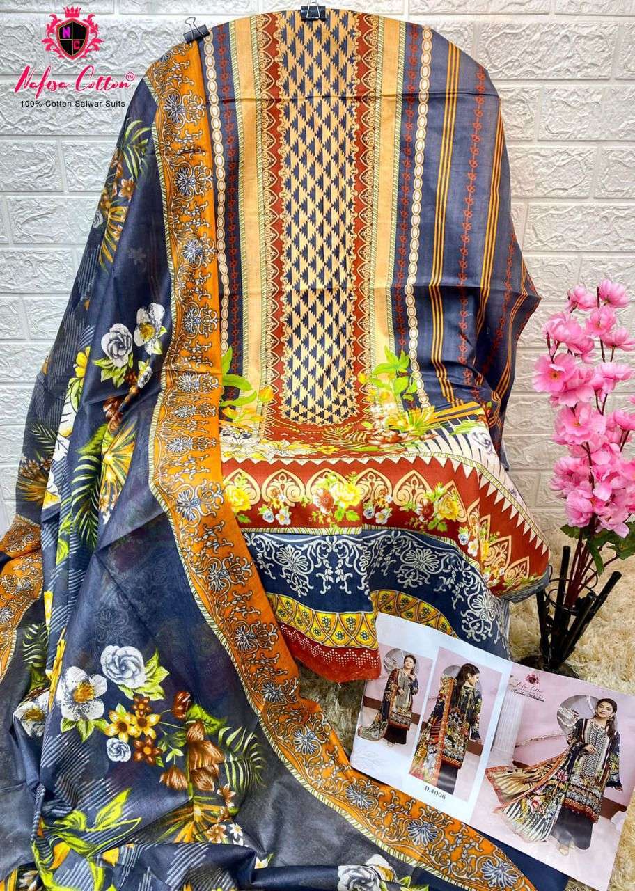 nafisa ayesha ibhrahim vol 4 series 4001-4006 pure Cotton suit