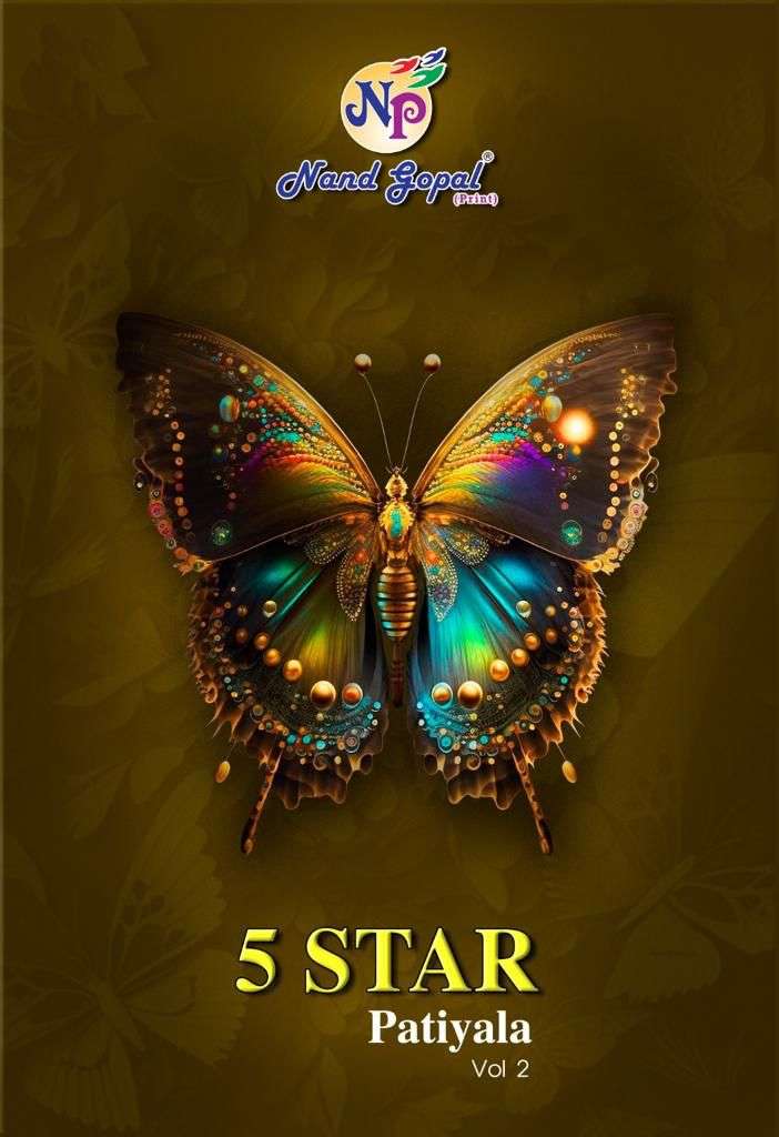 Nand Gopal 5 Star Patiyala Vol-2 series 1001-1012 Pure Cotton suit