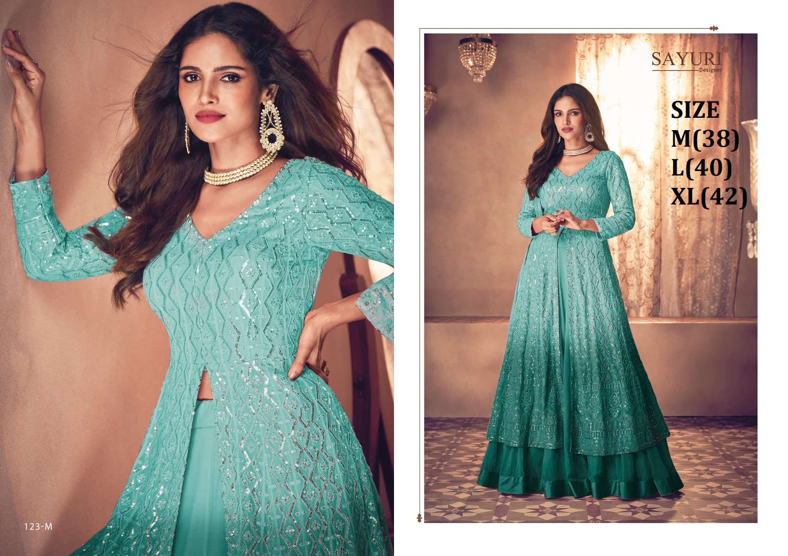 noor platinum shaded designer real georgette suit 
