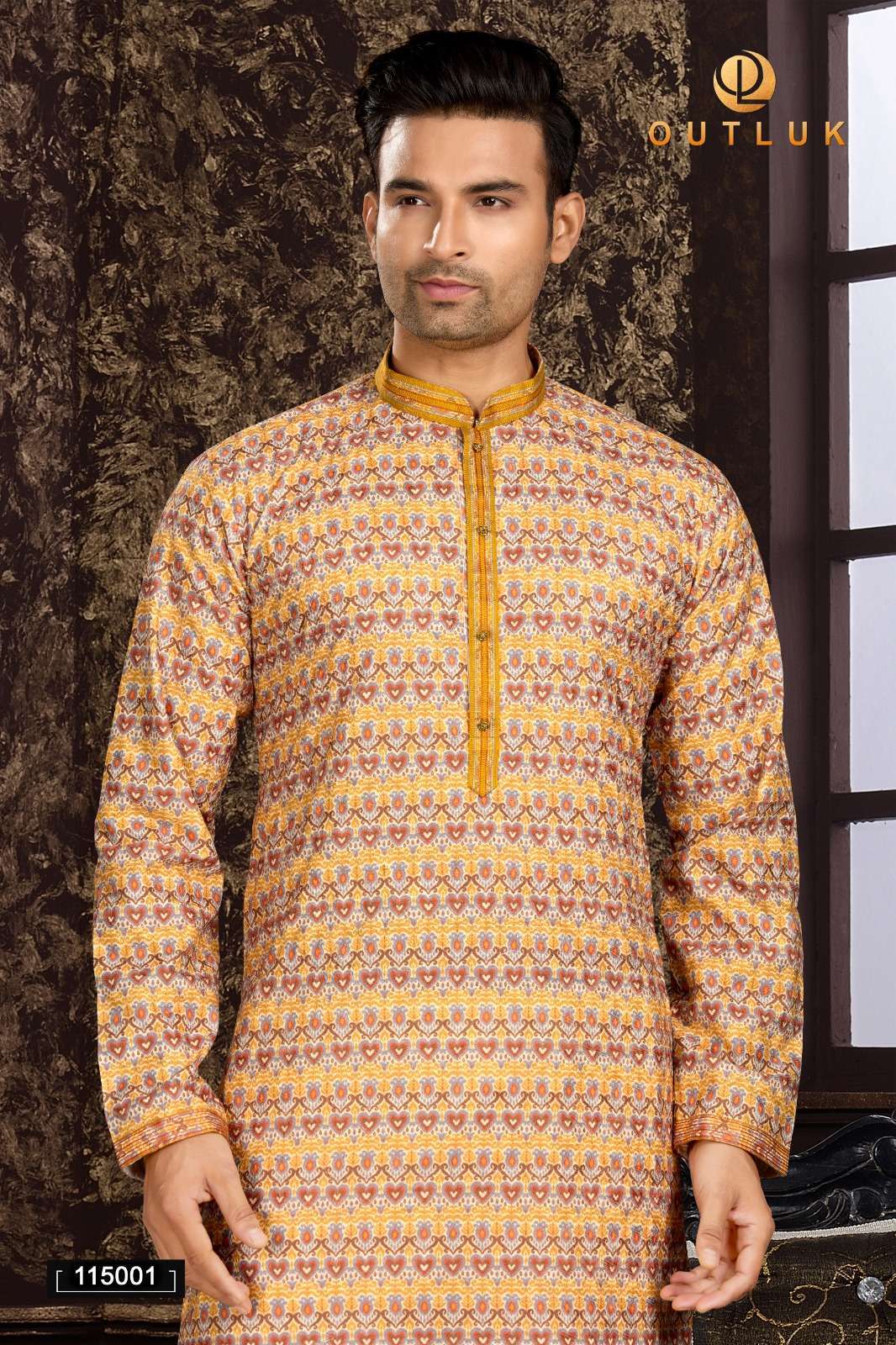 outluk vol 115 series 115001-115007 cotton kurta pajama 
