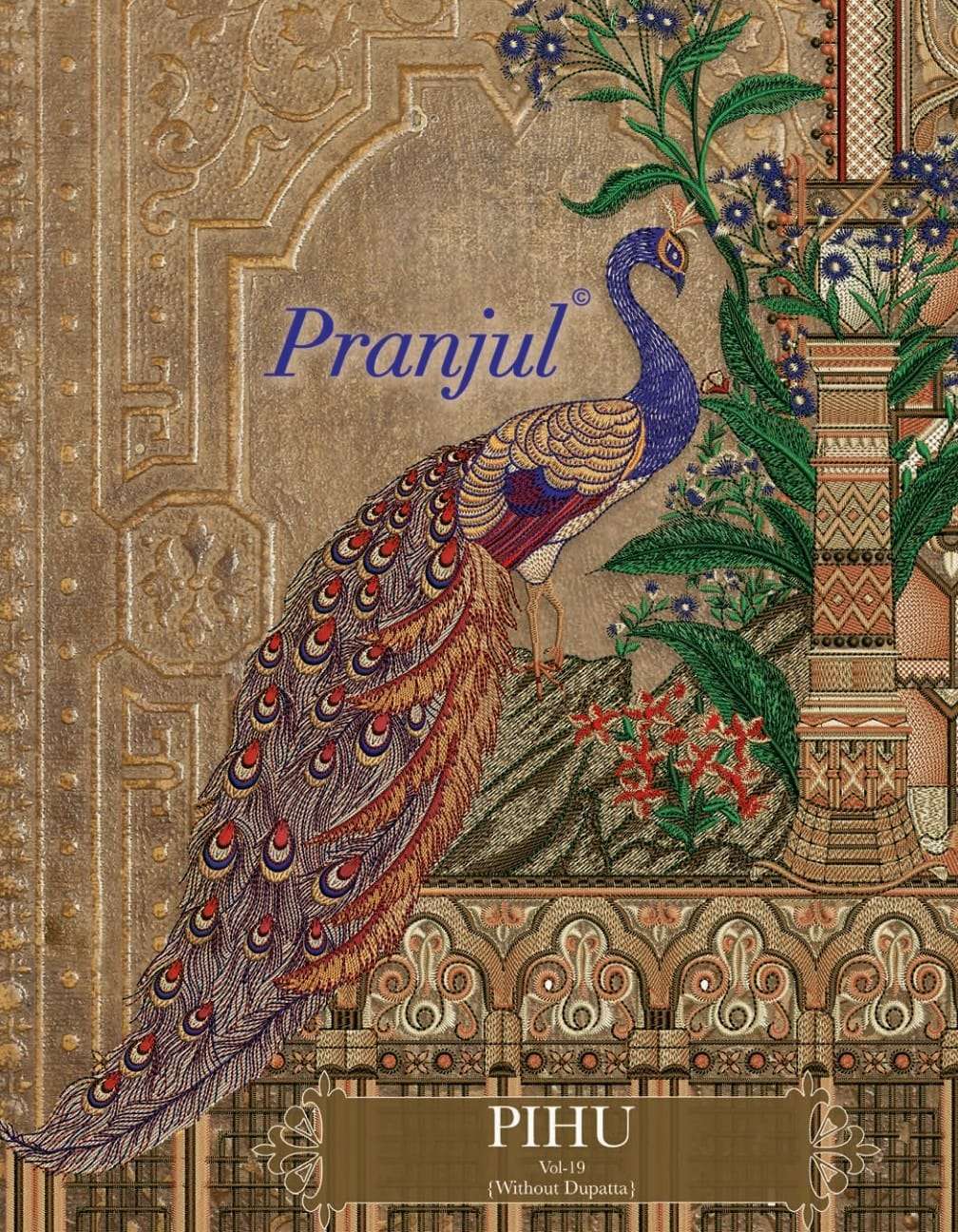 pranjul pihu vol 19 series 1902-1948 cotton kurti pant 
