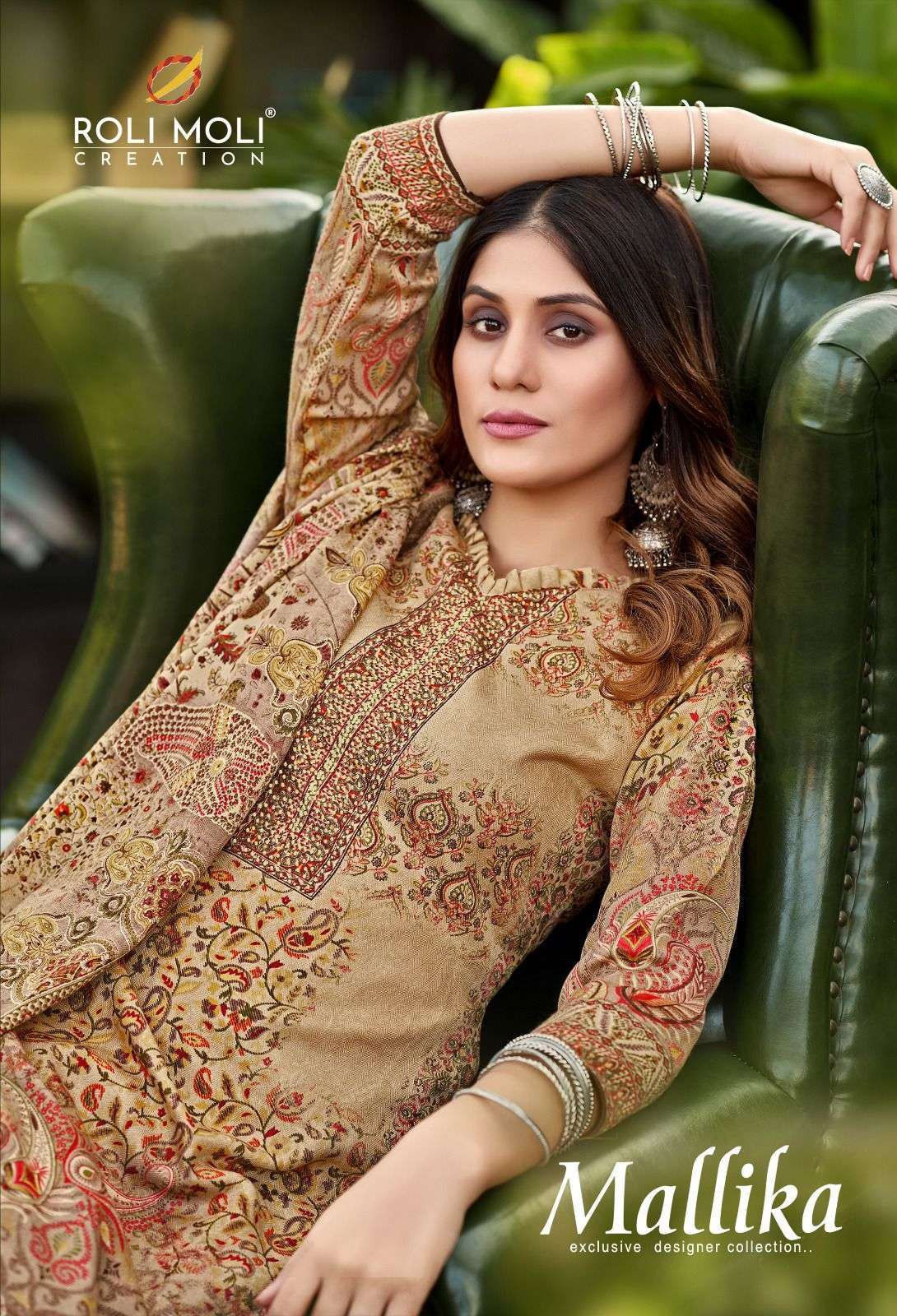 roli moli mallika series 1001-1008 heavy indo cotton suit 
