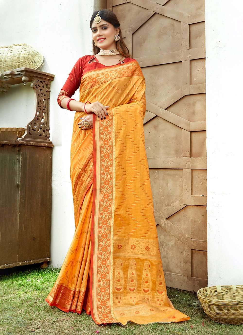 sangam aadya series 1001-1006 silk saree