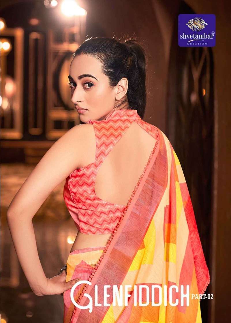 shvetambar creation glenfiddich vol 2 fancy saree