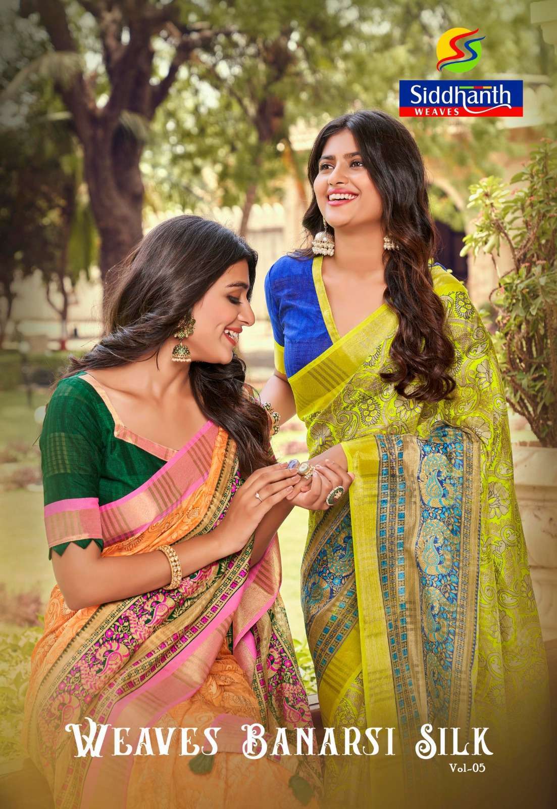siddhanth weaves banarsi silk vol 5 series 7051-7058 Cotton Base saree