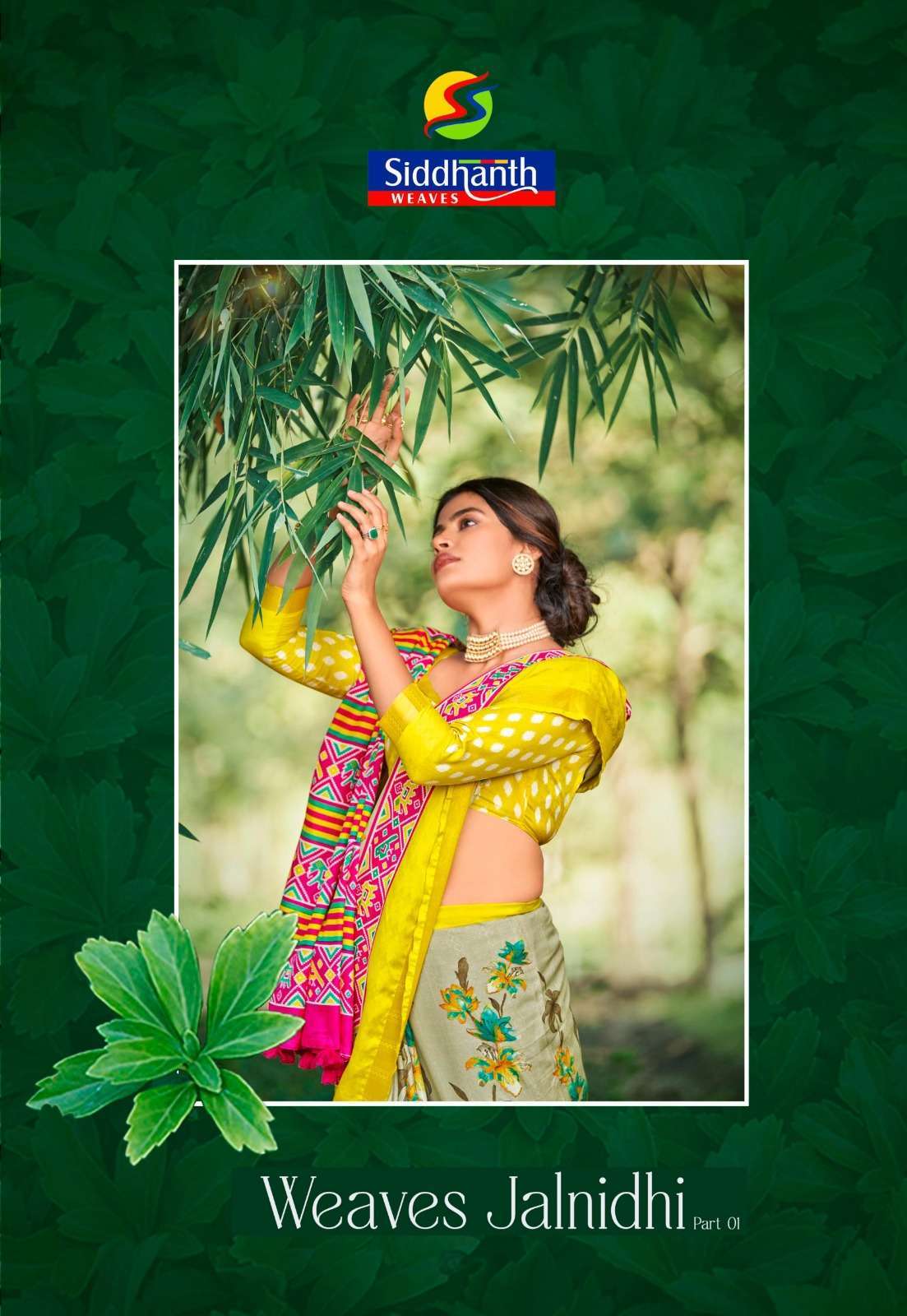 siddhanth weaves jalnidhi vol 1 series 54001-54008 Cotton Base saree