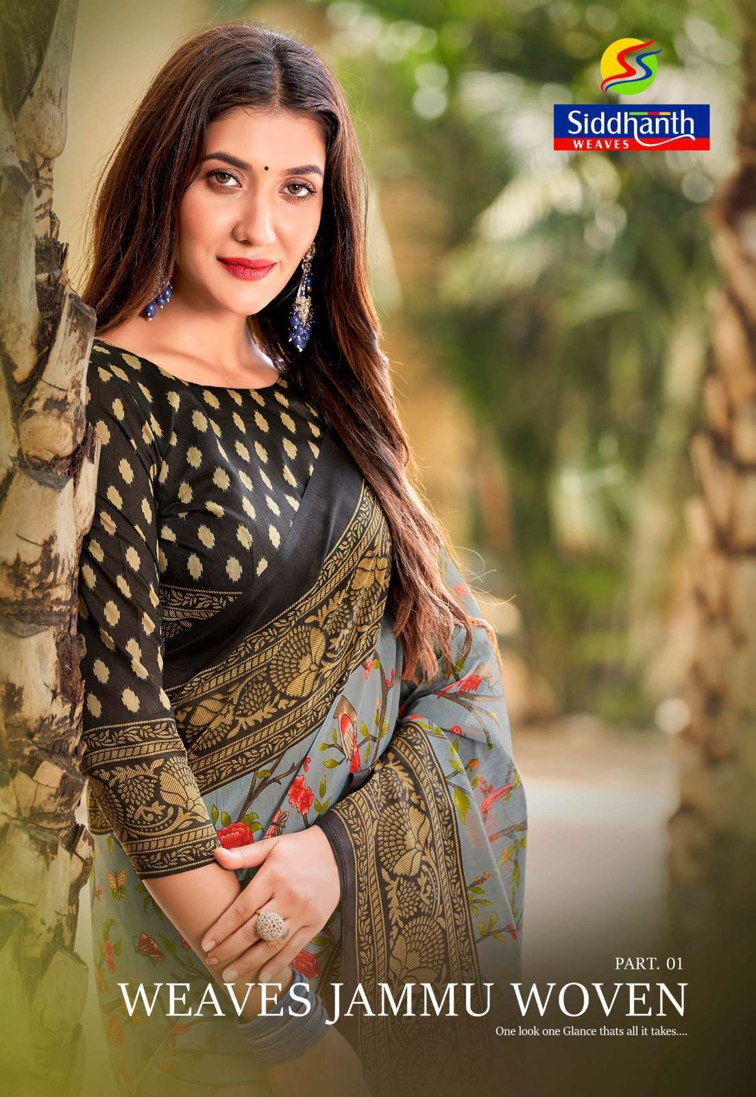 siddhanth weaves jammu woven series 26001-26008 Cotton Base saree