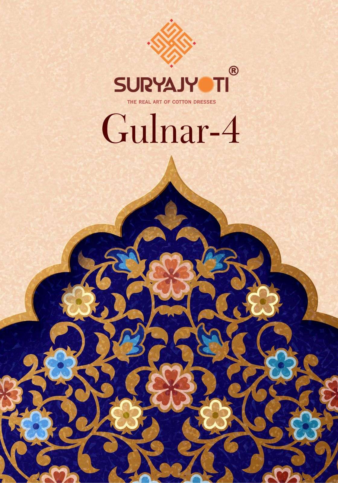 suryajyoti gulnar vol 4 series 4001-4010 rayon print suit