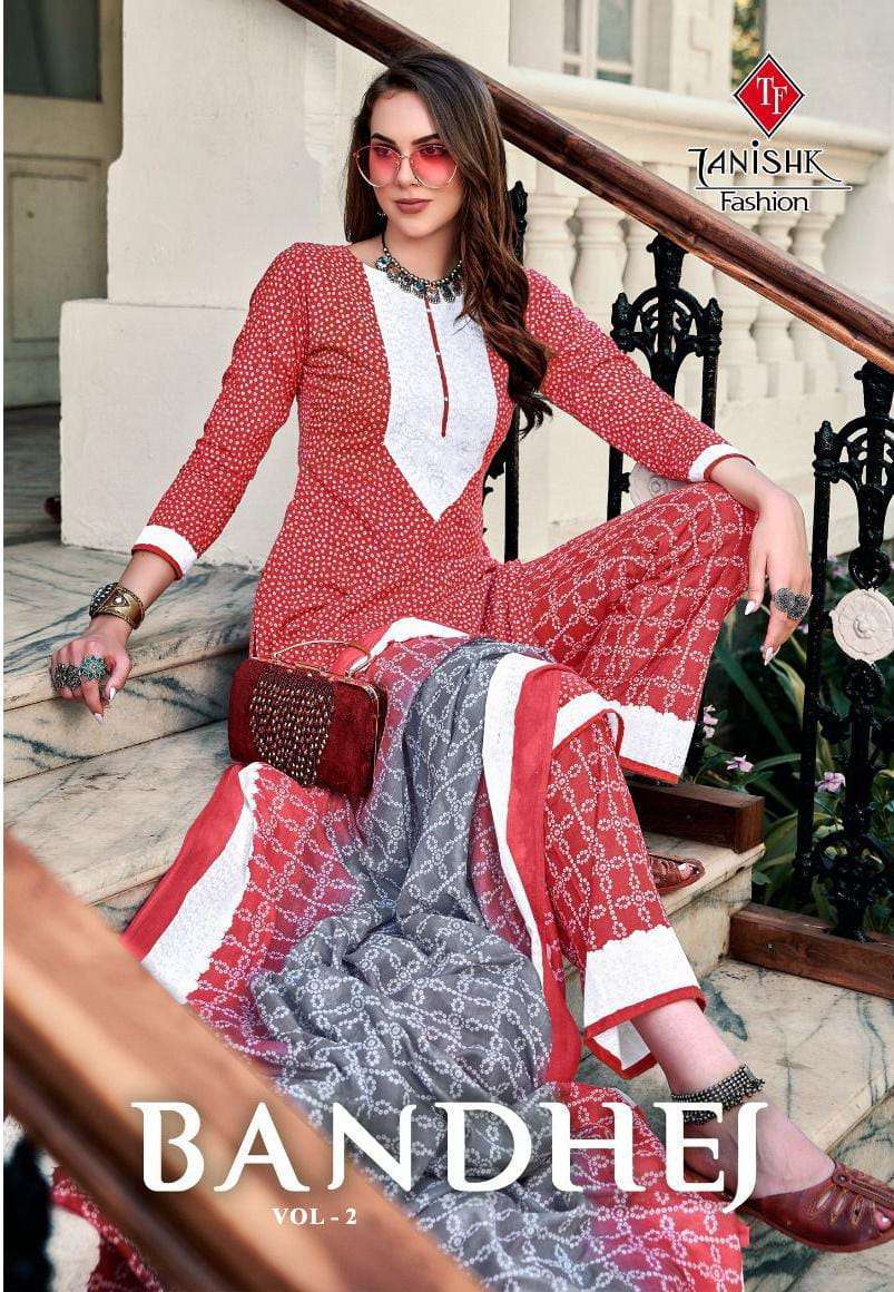 tanishk bandhej vol 2 series 8101-8108 pure cotton suit 