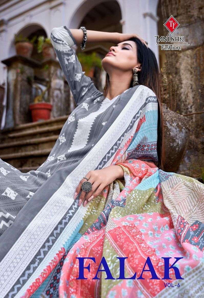 tanishk fashion falak vol 6 series 6901-6908 Pure cotton print suit