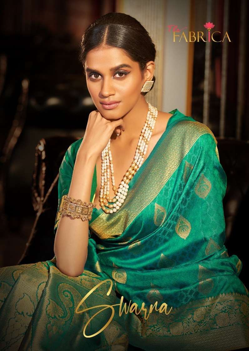 the fabrica swarna series 22001-22006 handloom weaving silk saree