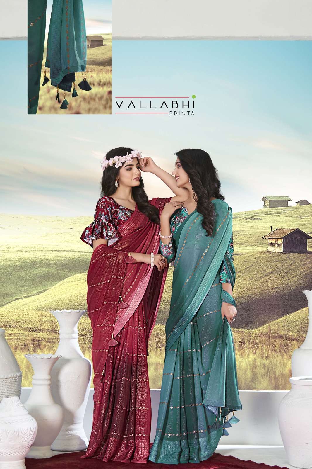vallabhi samsara series 280211-280218 Georgette saree