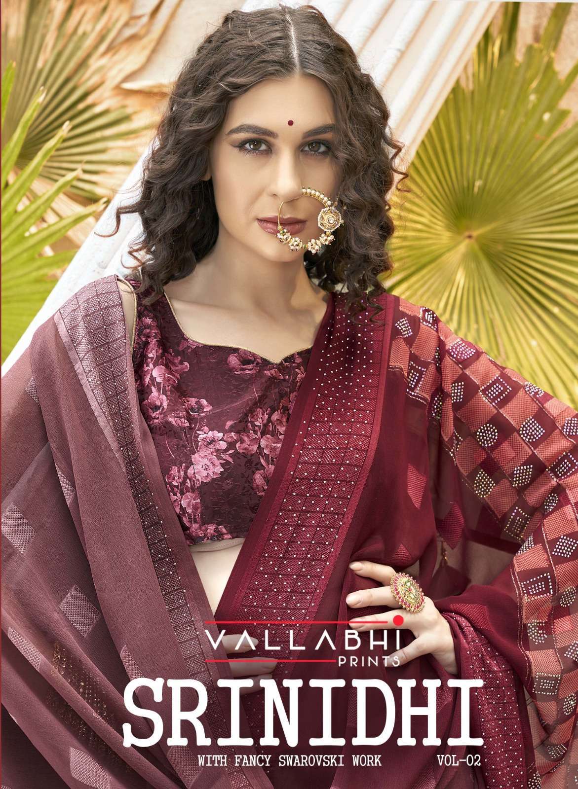 vallabhi srinidhi vol 2 series 19021-19028 Georgette saree