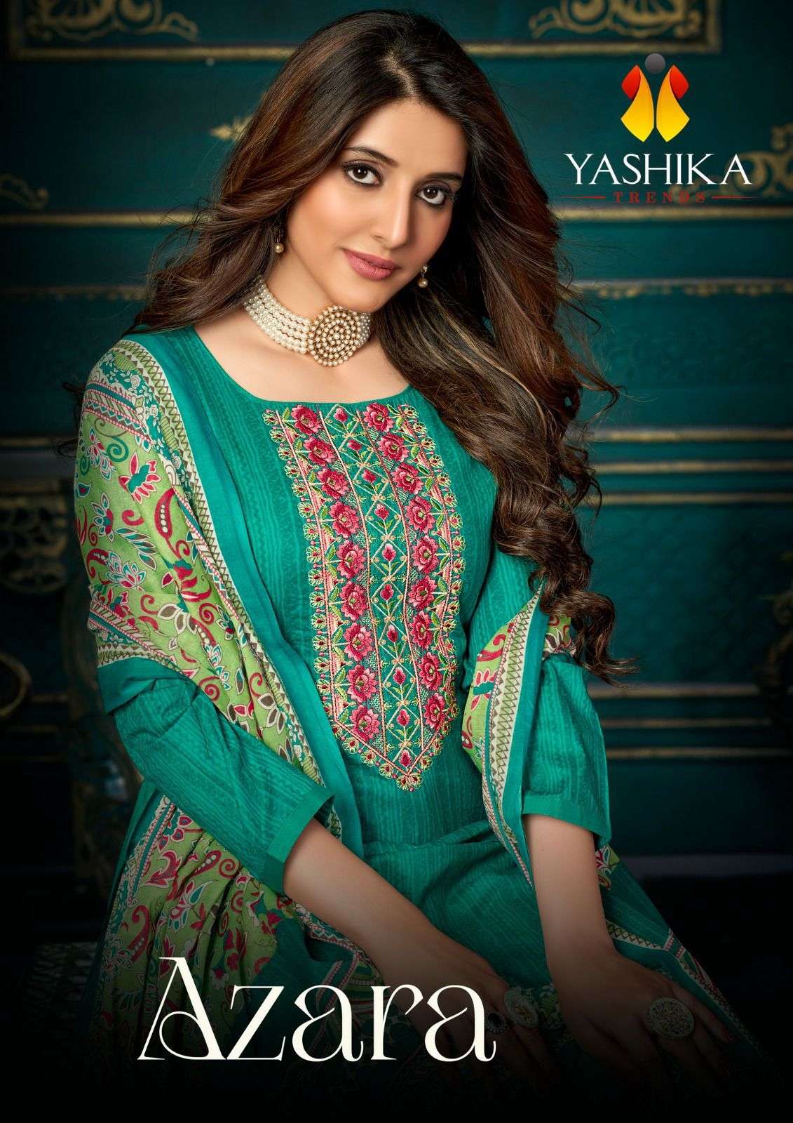 yashika trends azara series 1001-1008 heavy cotton suit 