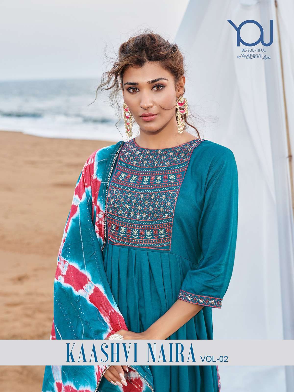 you kaashvi naira vol 2 series 13001-13006 pure rayon slub suit 