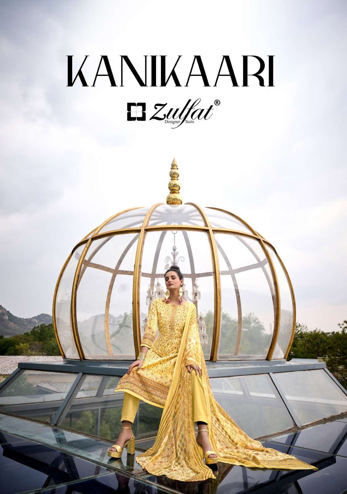 zulfat kanikaari series 495001-495010 pure cotton suit 