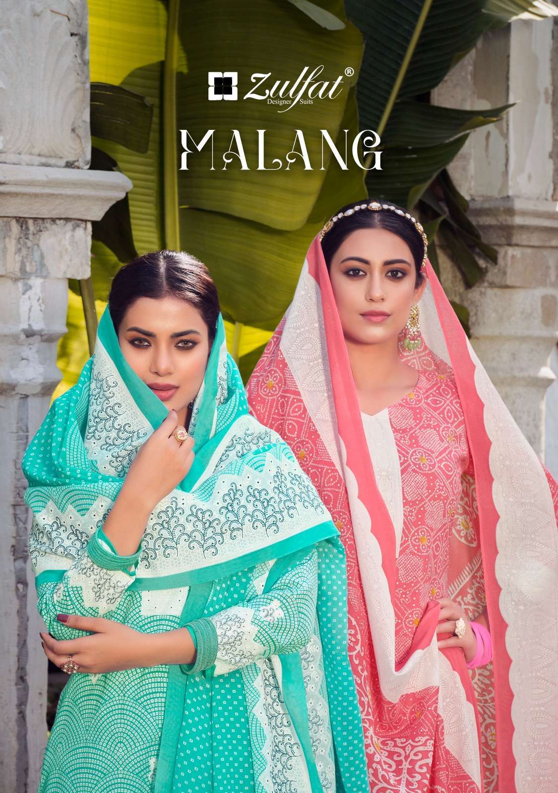 zulfat malang series 496001-496010 pure cotton suit 