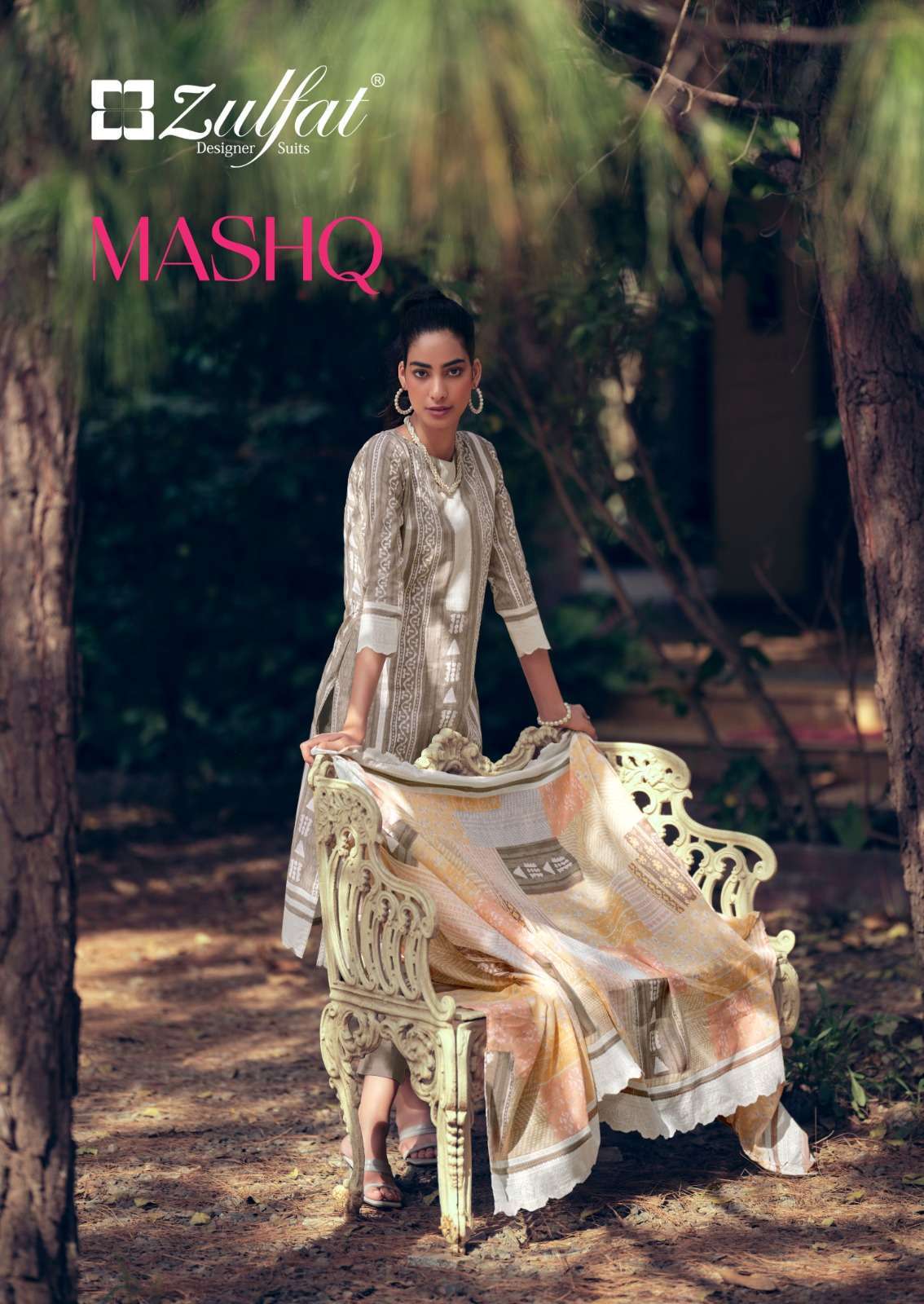 zulfat mashq series 502001-502010 Pure Cotton suit