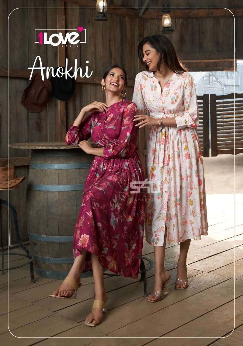1love anokhi series 01-06 Cotton and Rayon kurti