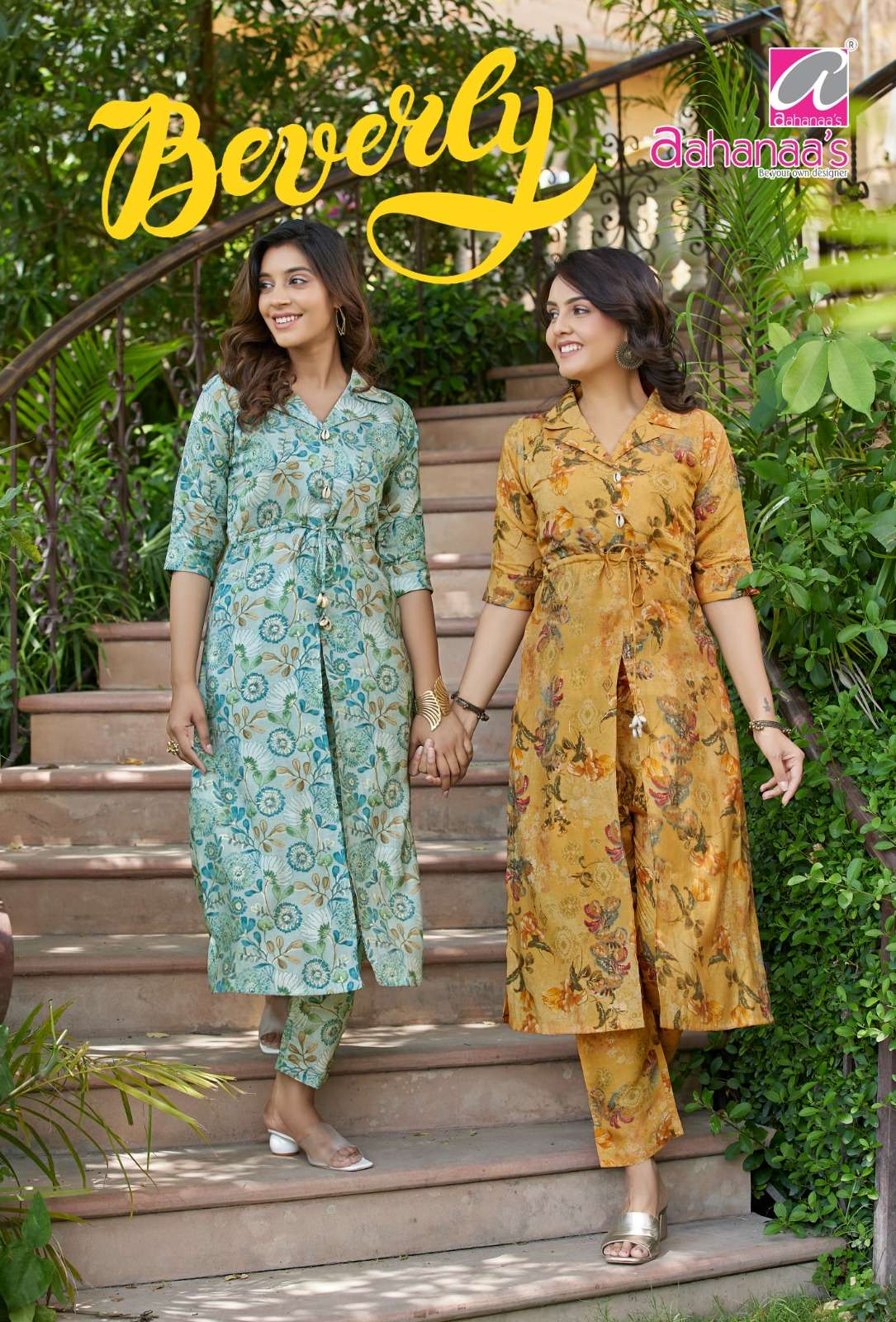 aahaanas designer modal print coord sets 