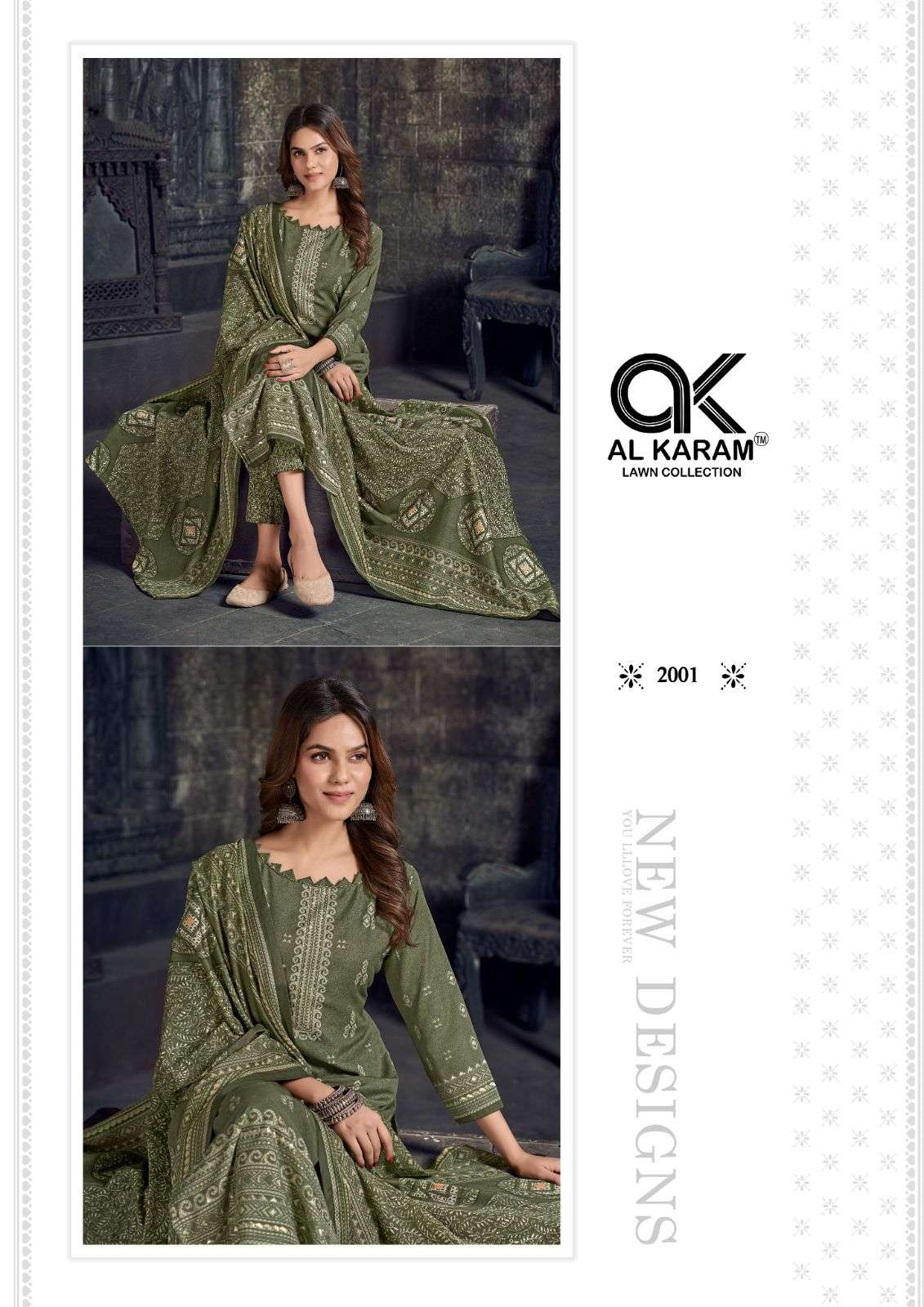 Al Karam Johra Vol-2 series 2001-2010 Pure Soft Cotton suit