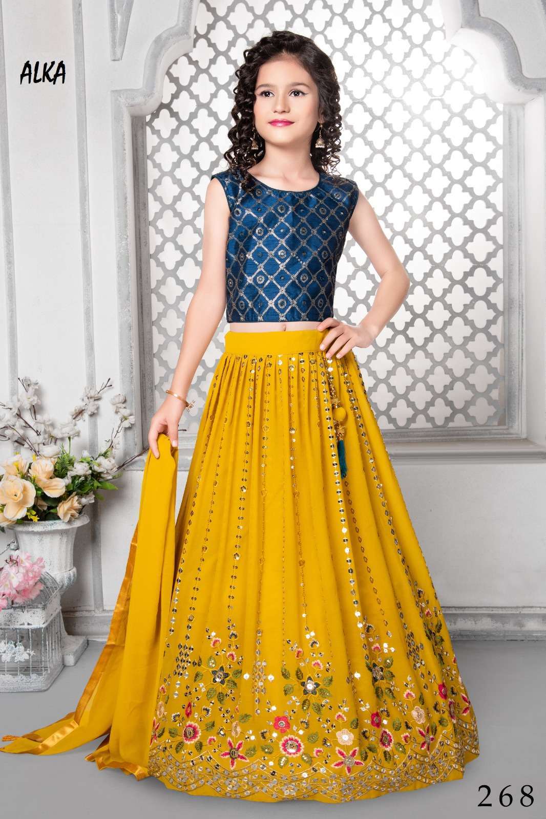 alka vol 39 series 268-271 Heavy Banglori lehenga
