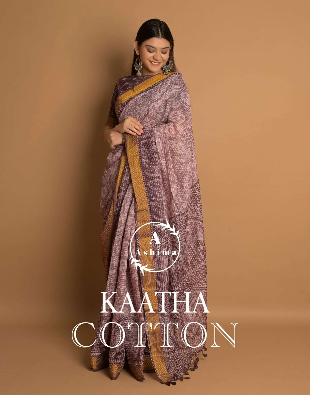 ashima kaatha cotton series 8101-8108  kaatha cotton saree