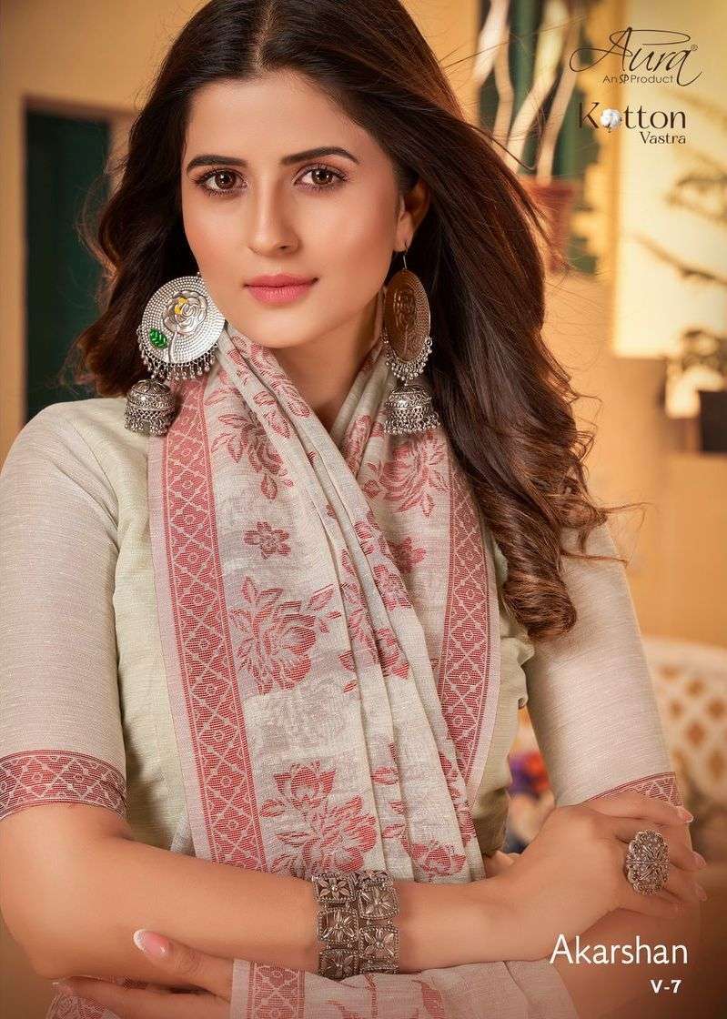 aura akarshan vol 7 series 54001-54006 fancy saree