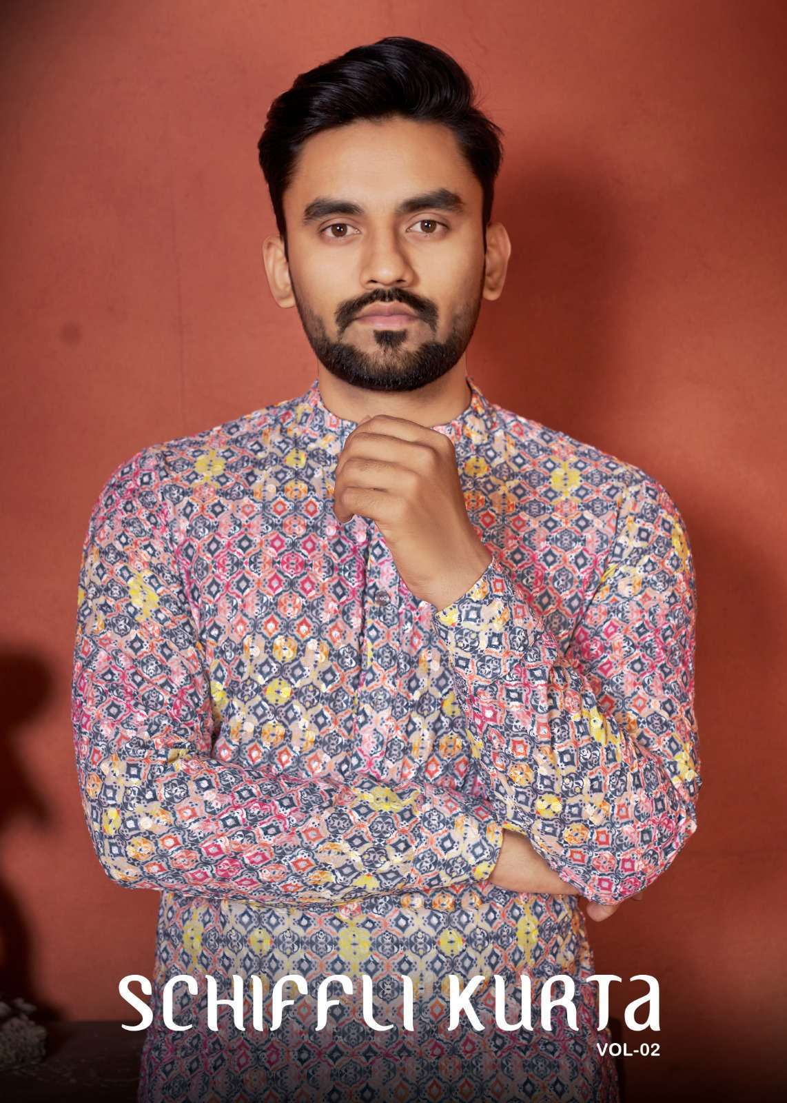 banwery schiffli kurta vol 2 series 1001-1008 Heavy PC Cotton kurta payjama