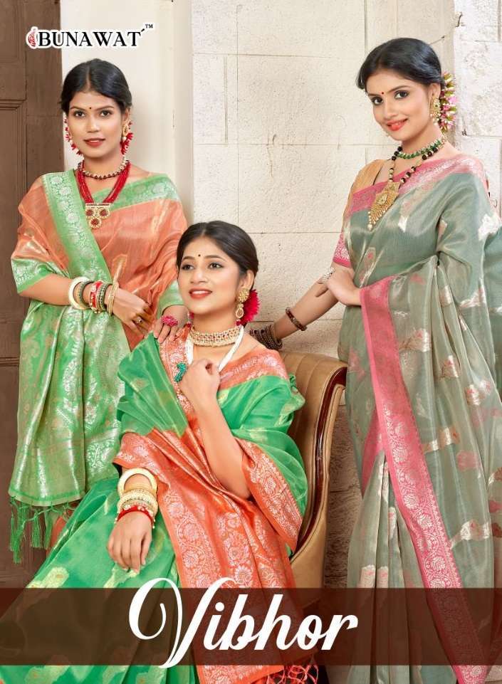 bunawat vibhor series 1001-1006 Cotton saree