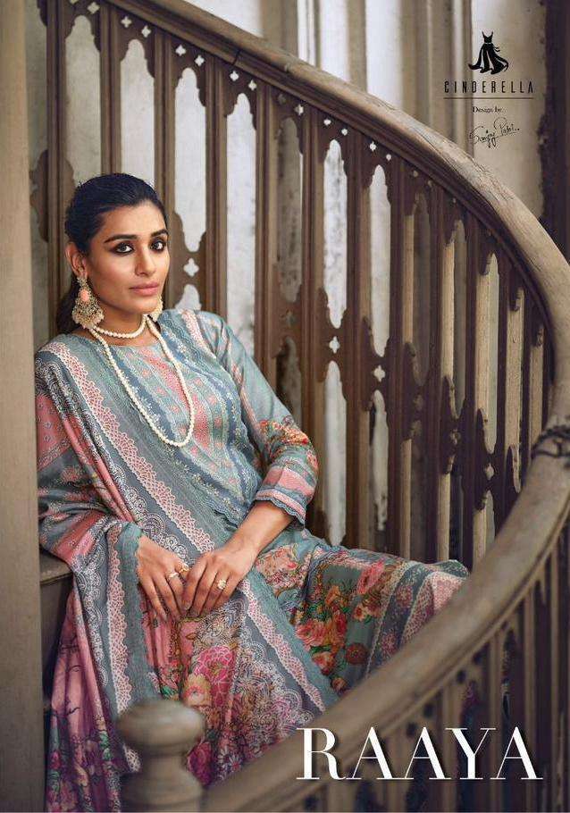 cinderella raaya series 10339-10344 pure bemberg muslin suit 