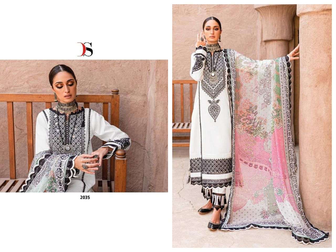 Deepsy suits 2035 designer pure cotton suit 